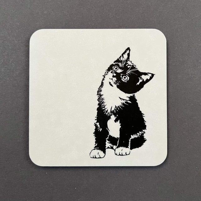 Molly Cat Coaster - Penguin Ink