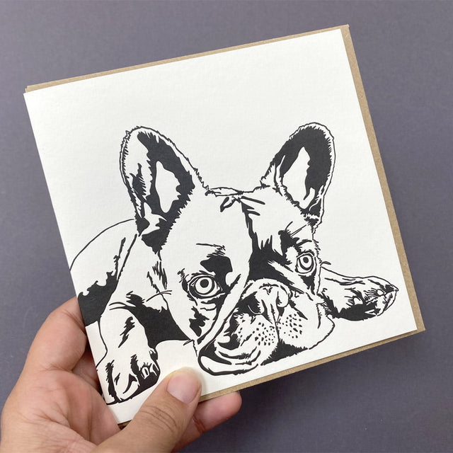 French Bulldog Big Dogs Card - Penguin Ink