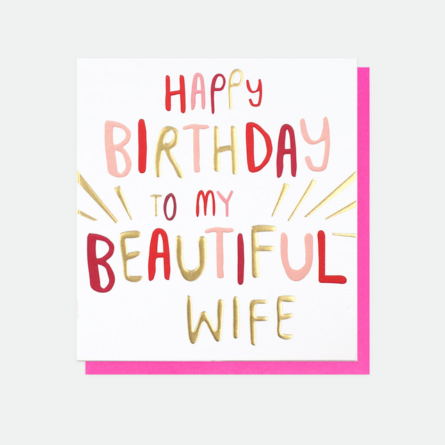 Beautiful Wife Birthday