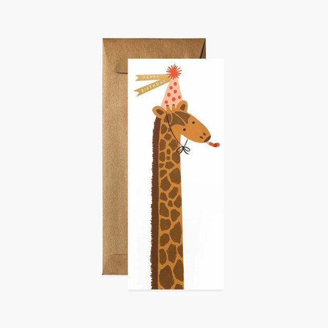 Birthday Giraffe Happy Birthday Card - Rifle Paper Co