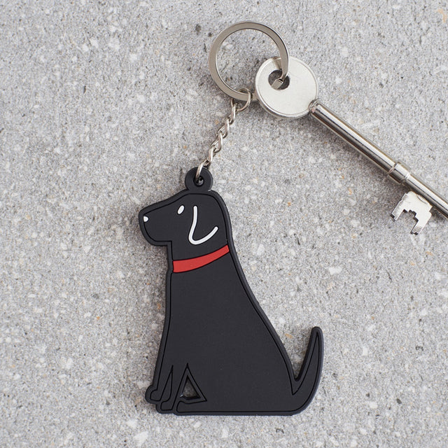 Black Labrador Dog Keyring - Sweet William