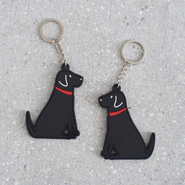 Black Labrador Dog Keyring - Sweet William