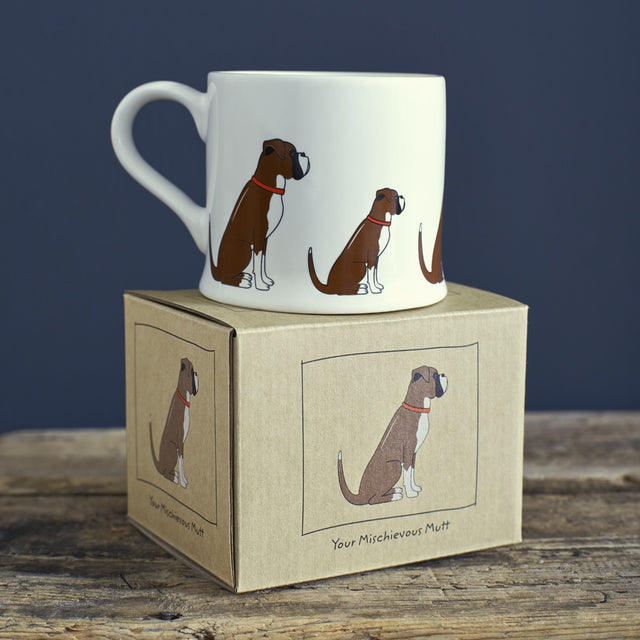 Boxer Dog Mug Gift - Sweet William