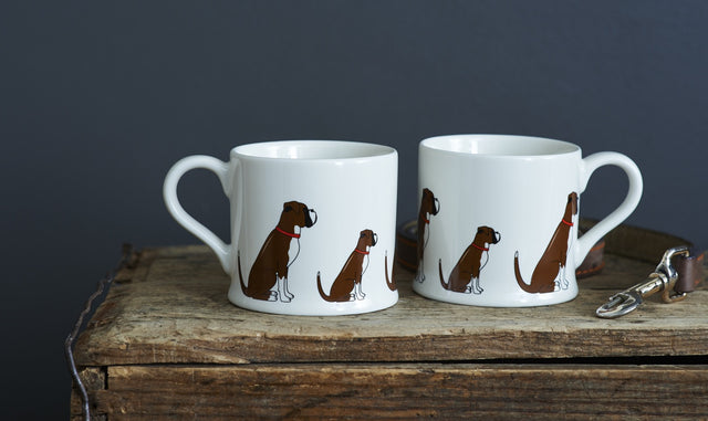 Boxer Dog Mug Gift - Sweet William