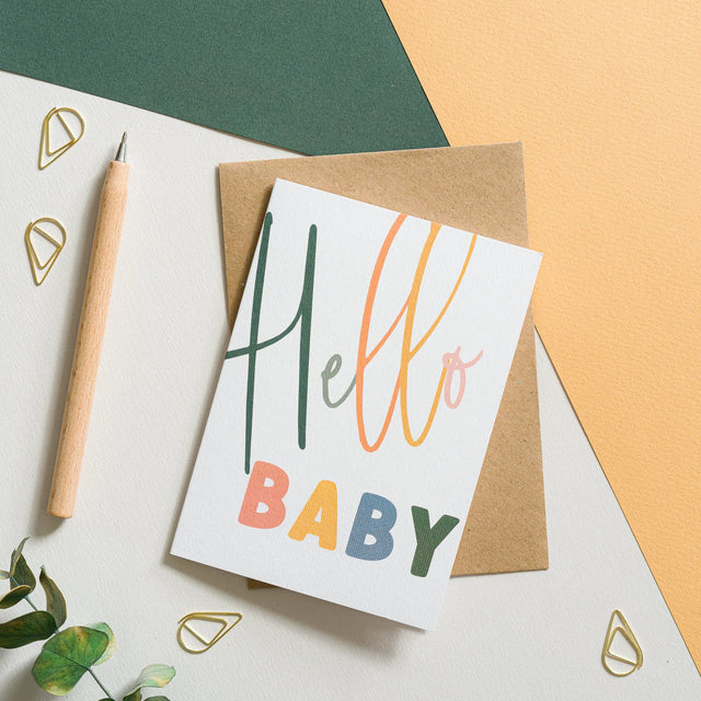 Hello Baby Card - Adventures of Betty