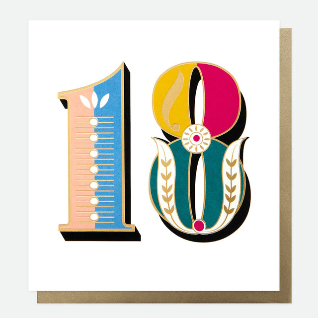 Carnival 18th Birthday Card - Caroline Gardner