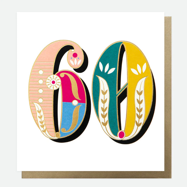 Carnival 60th Birthday Card - Caroline Gardner