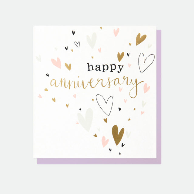 Happy Anniversary Golden Rule Anniversary Card - Caroline Gardner