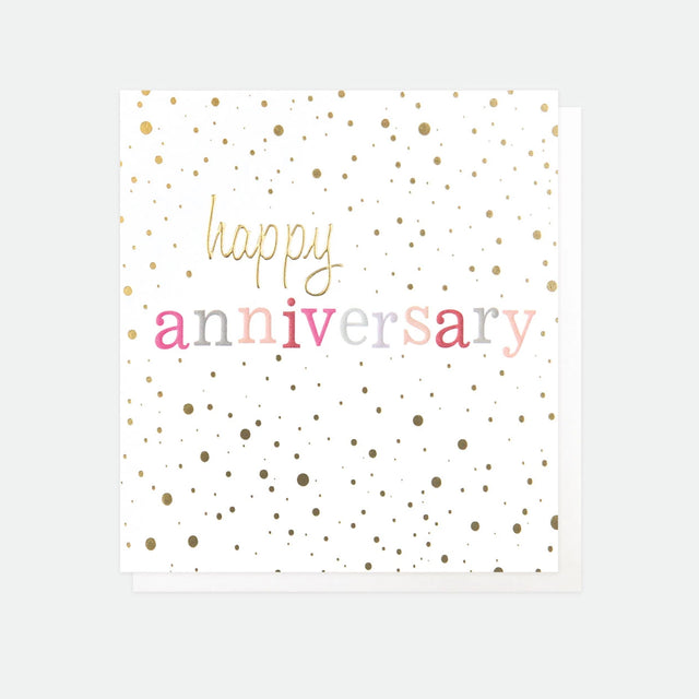 Happy Anniversary Confetti Card - Caroline Gardner