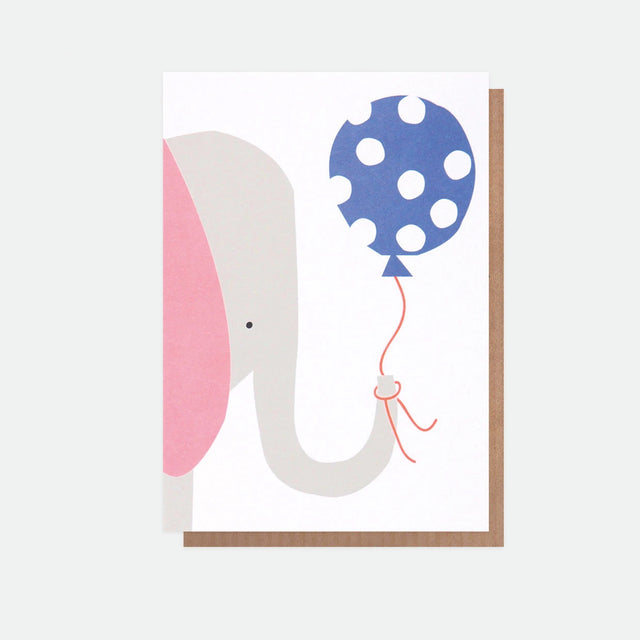 Neon Elephant Birthday Card - Caroline Gardner