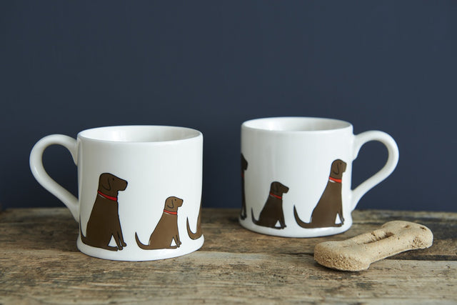 Chocolate Labrador Dog Mug Gift - Sweet William