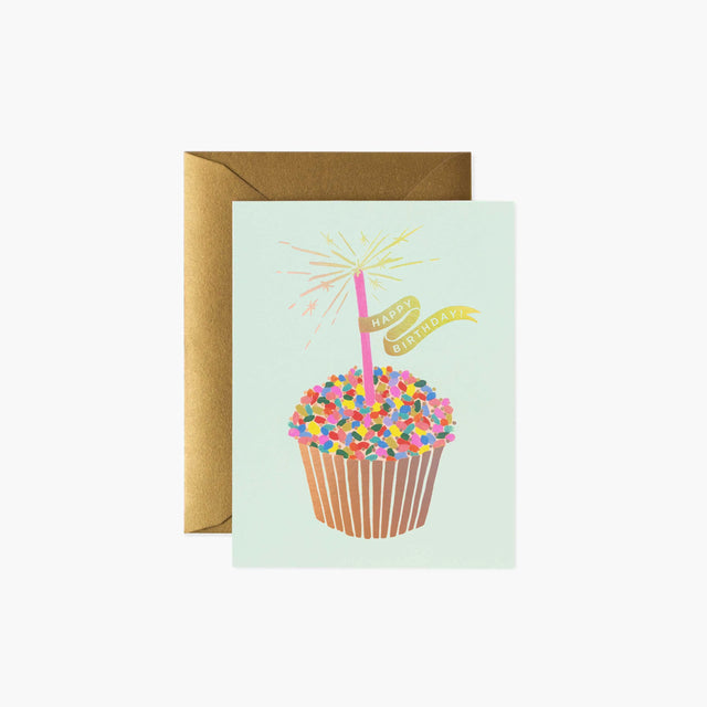 Cupcake Happy Birthday Card - Rifle Paper Co