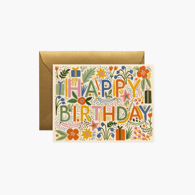 Fiesta Happy Birthday Card - Rifle Paper Co