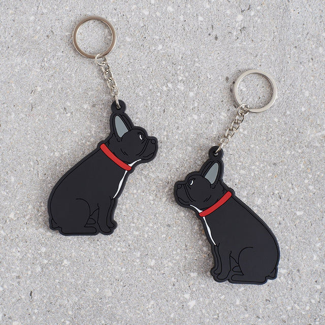 French Bulldog Dog Keyring - Sweet William