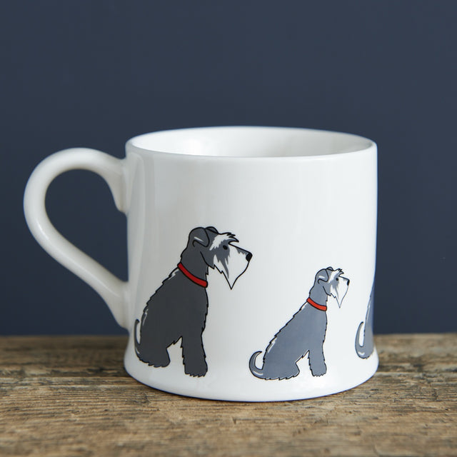 Grey Schnauzer Dog Mug Gift - Sweet William
