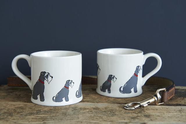 Grey Schnauzer Dog Mug Gift - Sweet William