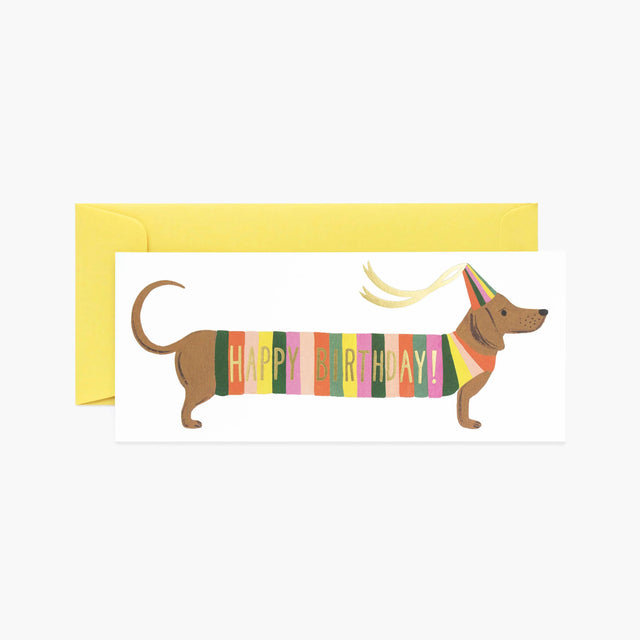 Hot Dog Happy Birthday Card - Rifle Paper Co