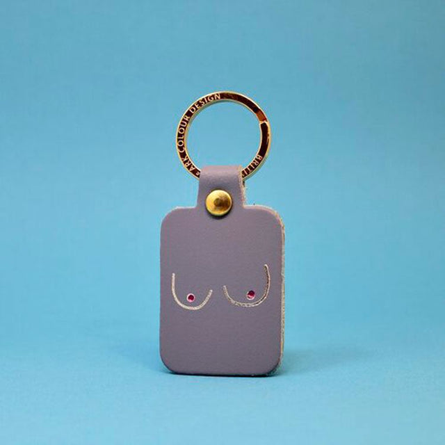 Boobie Keyring - Lilac - Ark Colour Design