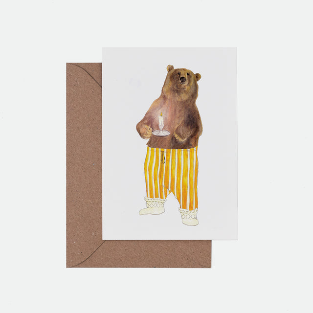 I Can Bearly See You Illustrated Greeting Card - Mister Peebles
