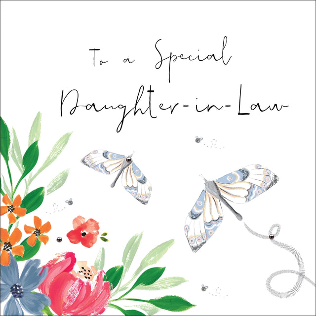Special Daughter-in-Law Butterflies Card - Hedgerow - Handcrafted Card Company