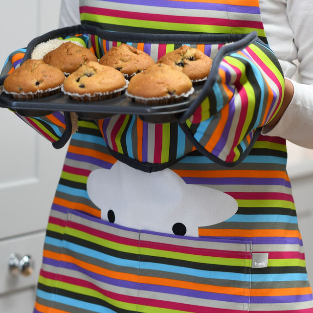 Herdy Peep Stripe Oven Gloves