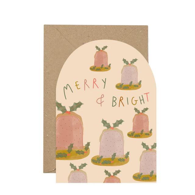 Merry & Bright Christmas Card - Plewsy