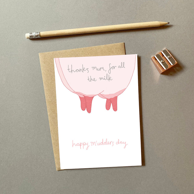 Mudder's Day Mother's Day Card - You've Got Pen On Your Face