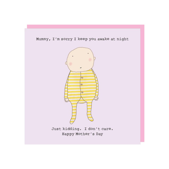 Mum Awake Mother's Day Card - Rosie Made A Thing