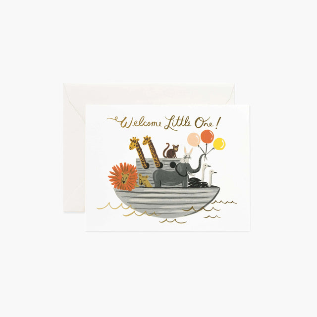 Noah's Ark New Baby Card - Rifle Paper Co