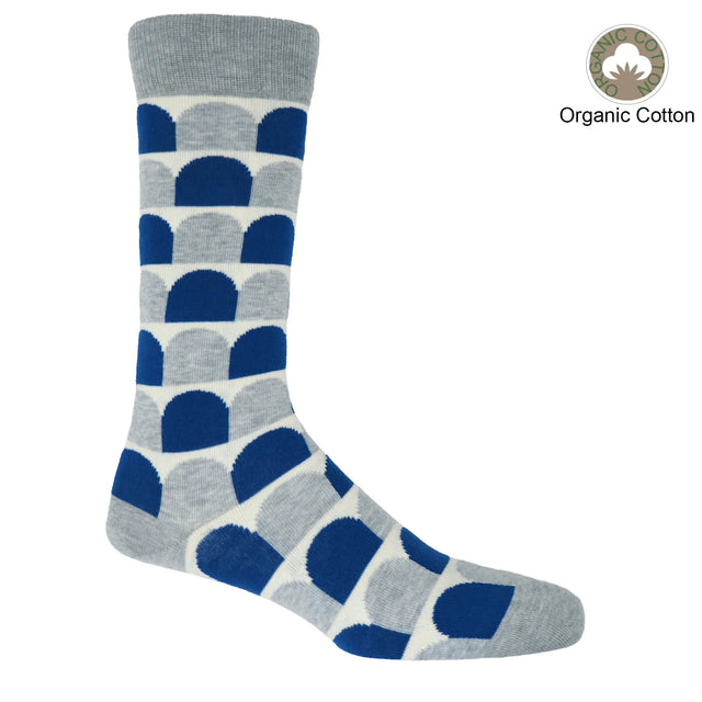 Ouse Organic Men's Socks - Grey - Peper Harow