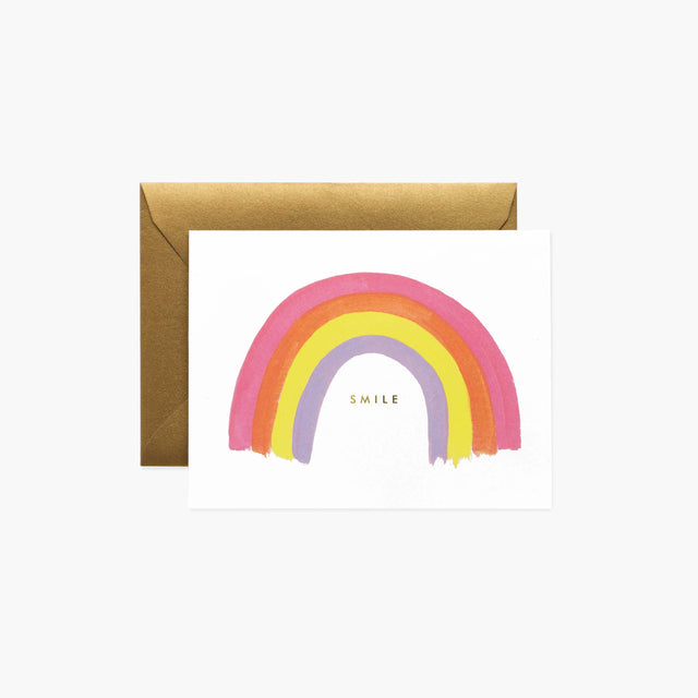 Smile Rainbow Greetings Card - Rifle Paper Co