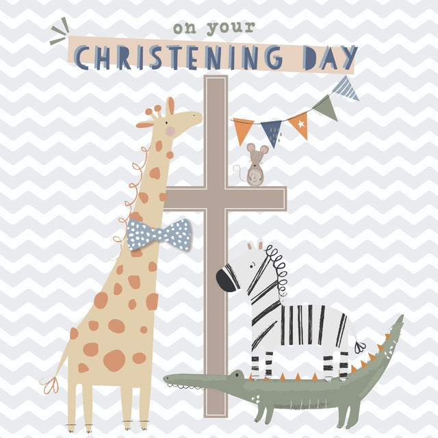 On Your Christening Day - Wild Adventures - Handcrafted Card Company