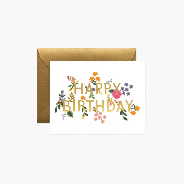 Wildwood Happy Birthday Card - Rifle Paper Co