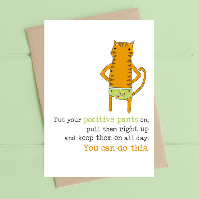 Positive Pants Card - Dandelion Stationery