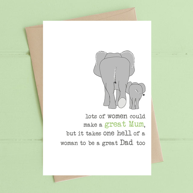 Great Mum and Dad Mother's Day Card - Dandelion Stationery