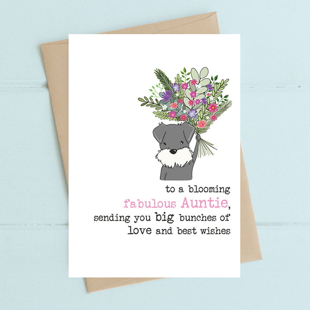 Blooming Fabulous Auntie Card - Dandelion Stationery