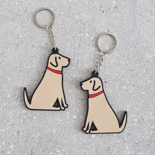 Yellow Labrador Dog Keyring - Sweet William