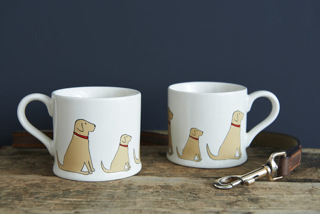 Yellow Labrador Dog Mug Gift - Sweet William