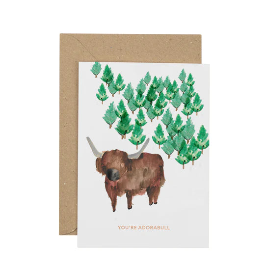 You're Adorabull Card - Plewsy