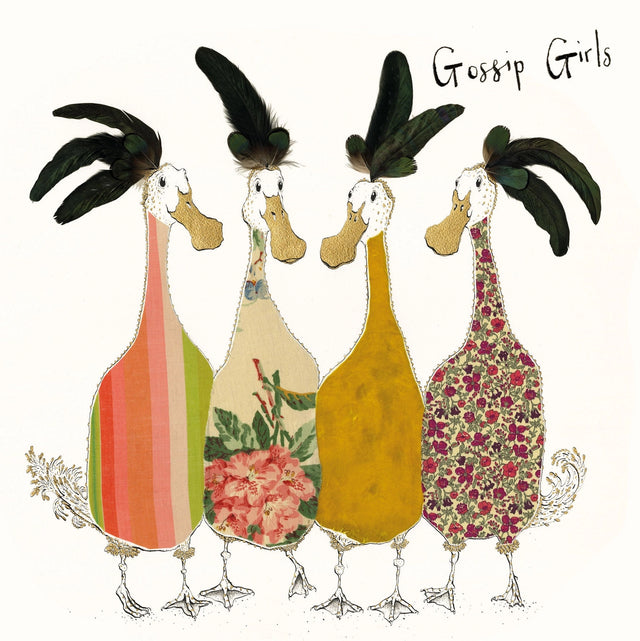 gossip-girls-greeting-card-anna-wright