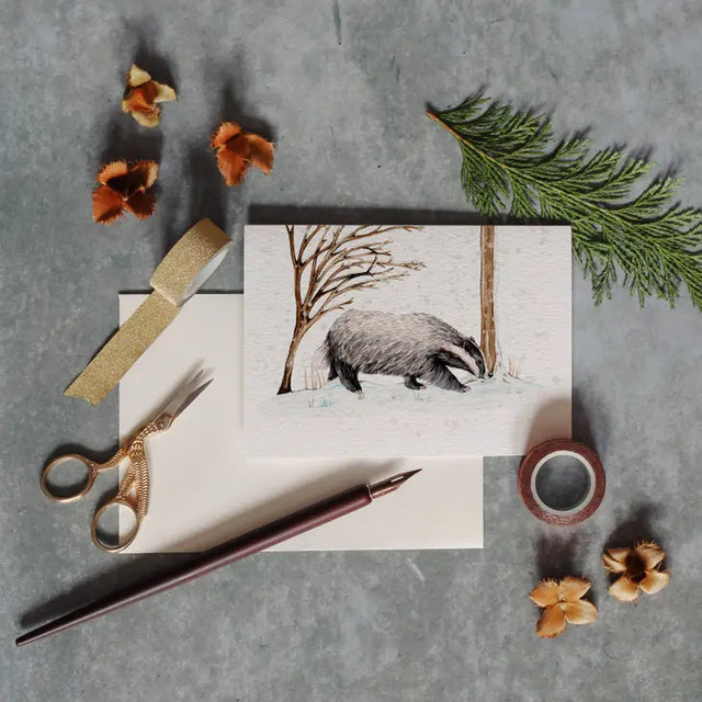 winter-badger-christmas-card-sophie-brabbins