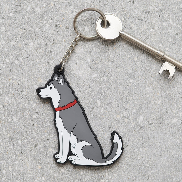 husky-keyring-sweet-william