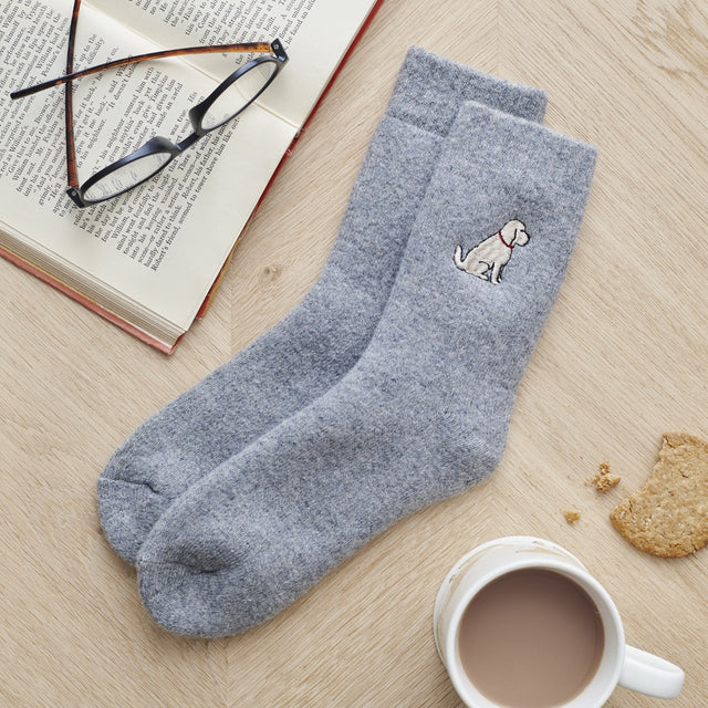 dog-walker-socks-apricot-cockapoo-sweet-william