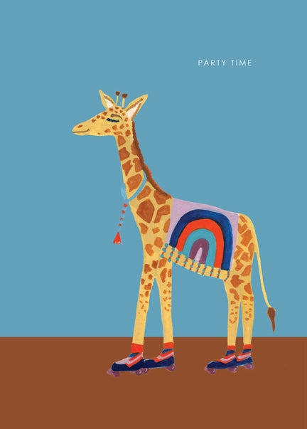 giraffe-on-skates-party-time-greeting-card-hutch-cassidy