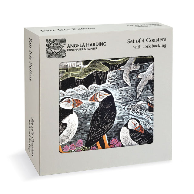fair-isle-puffins-coasters-angela-harding-museums-galleries