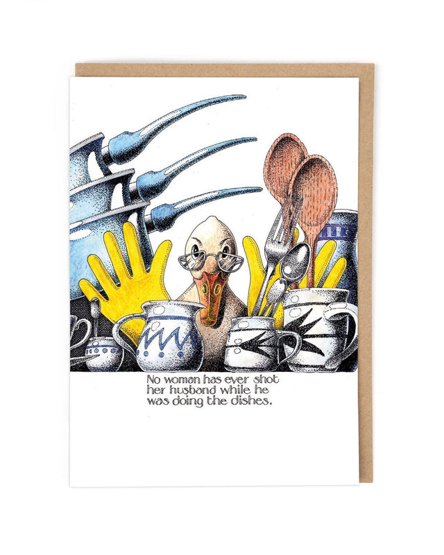 washing-the-dishes-simon-drew-greeting-card-cath-tate