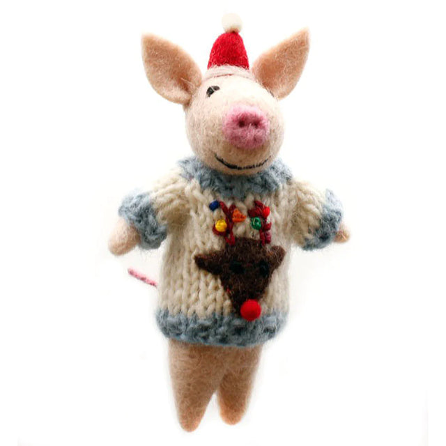 Piglet in Christmas Jumper