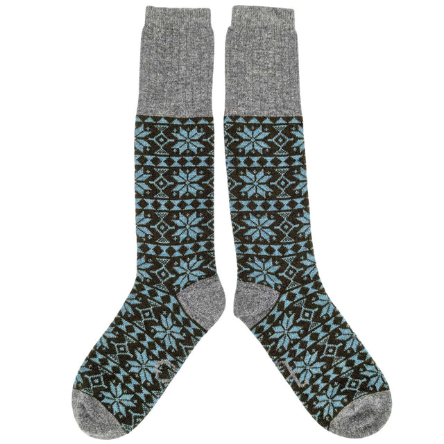womens-lambswool-boot-socks-fair-isle-green-catherine-tough