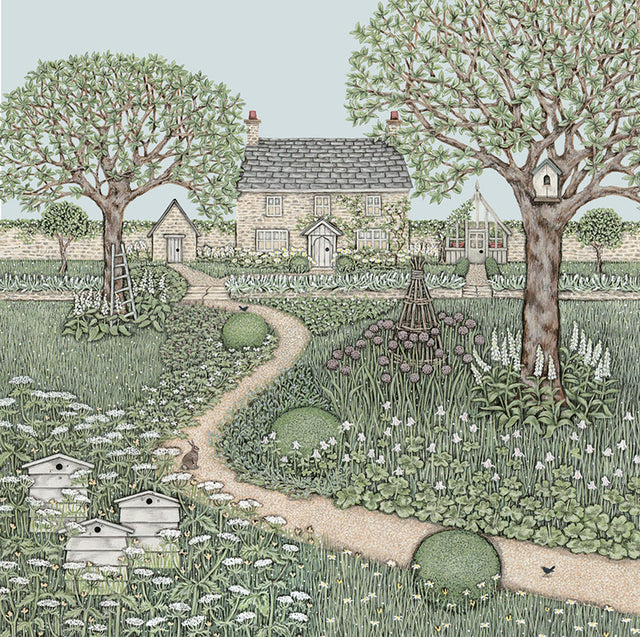 cottage-garden-greeting-card-sally-swannell