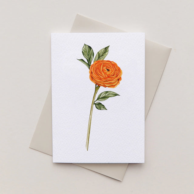 mini-orange-ranunculus-watercolour-greeting-card-sophie-brabbins